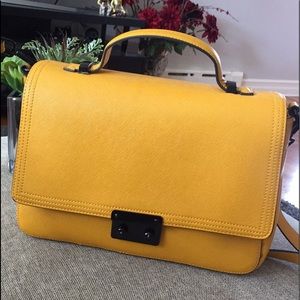 Topshop Yellow Crossbody Bag